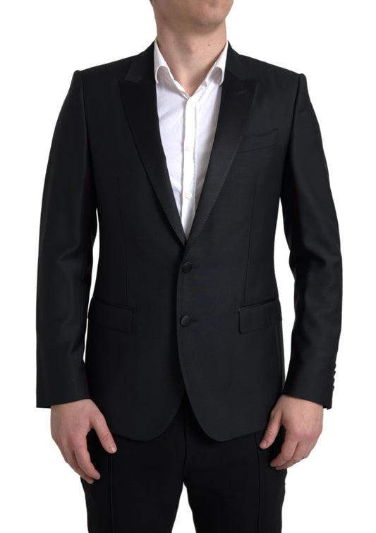 Dolce & Gabbana Exquisiter schmal geschnittener Blazer aus Wollmischung