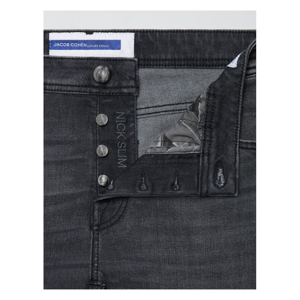 Jacob Cohen Slim Fit Black Stretch Jeans