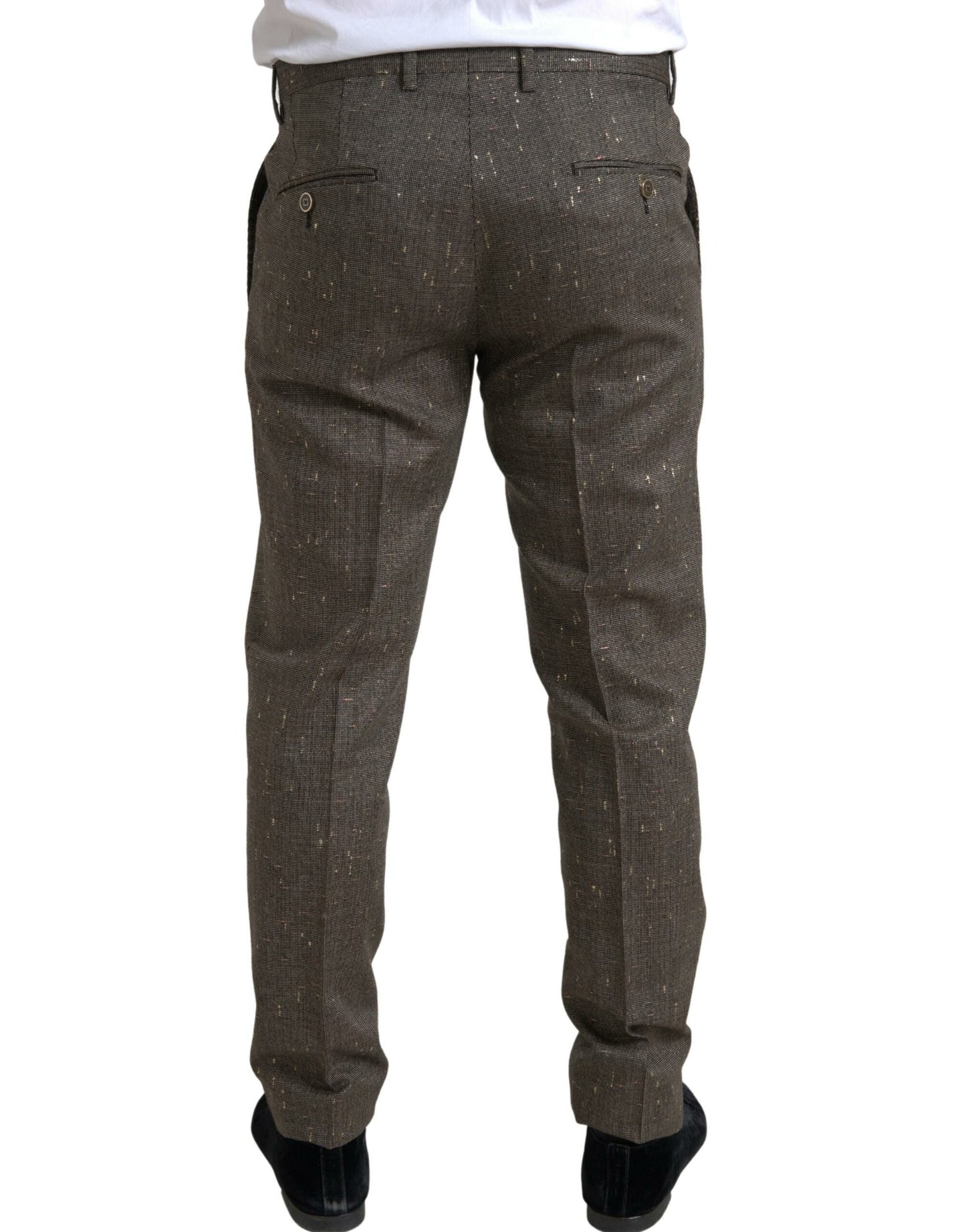 Dolce &amp; Gabbana Elegant skinny chino trousers made of wool