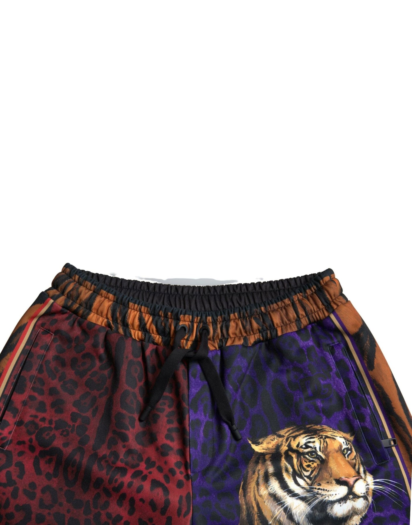 Dolce & Gabbana Schicke Multicolor-Bermudashorts mit exotischem Druck