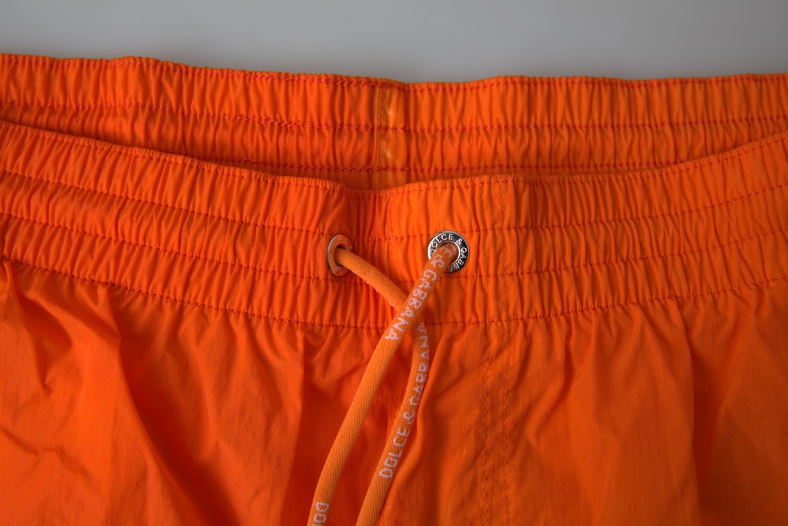 Dolce & Gabbana Badeshorts mit Farbverlaufseffekt in leuchtendem Orange