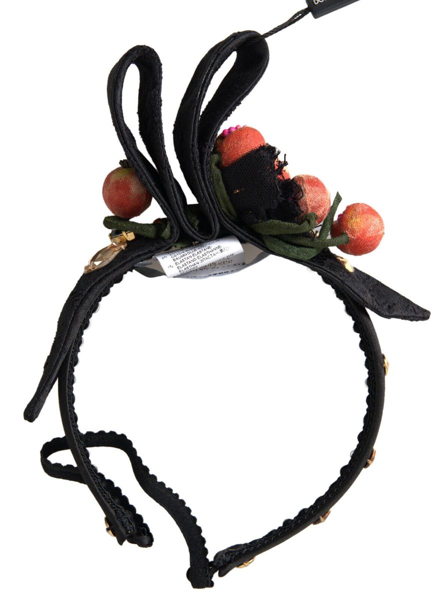 Dolce &amp; Gabbana Exclusive Multicolor Crystal Tiara Headband