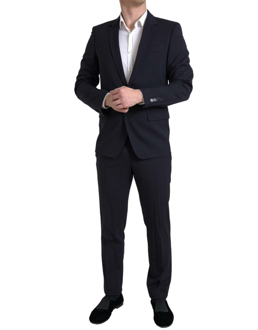 Dolce &amp; Gabbana Slim Dark Blue Martini Slim Fit Suit