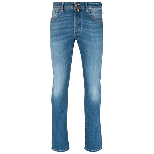 Jacob Cohen Slim Fit Hellblaue Stretch Jeans