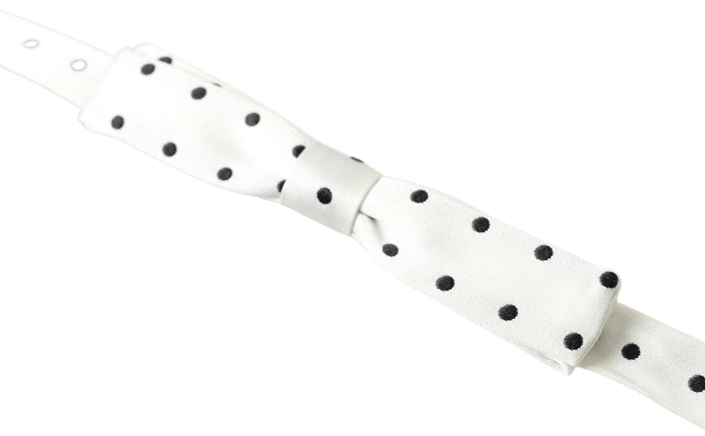 Dolce &amp; Gabbana Stylish Polka Dot Silk Bow Tie