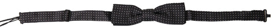 Dolce &amp; Gabbana Elegant Black Silk Bow Tie