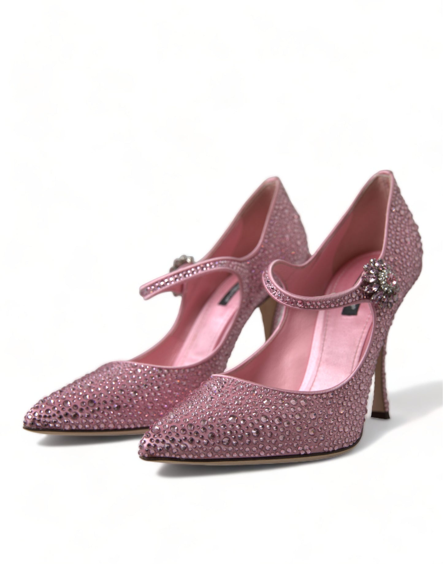 Dolce &amp; Gabbana Charming Pink Crystal Pumps