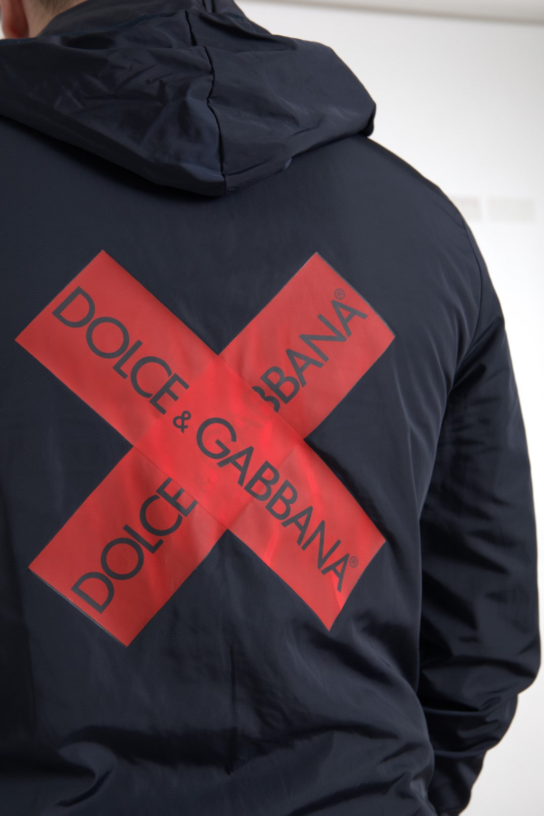 Dolce & Gabbana Elegantes blaues Sweatshirt mit Kapuze und Reißverschluss