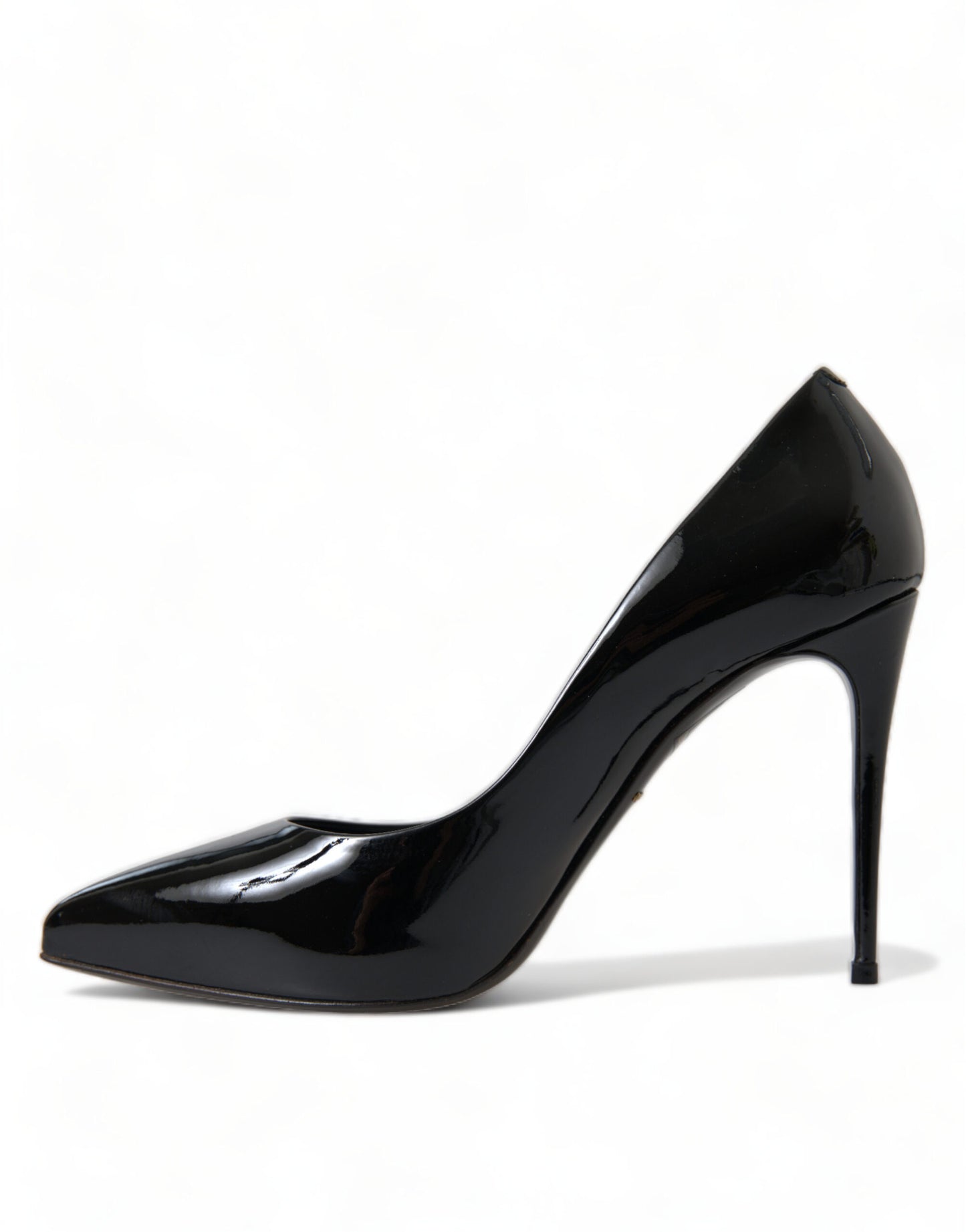 Dolce &amp; Gabbana Elegant black patent stiletto heels