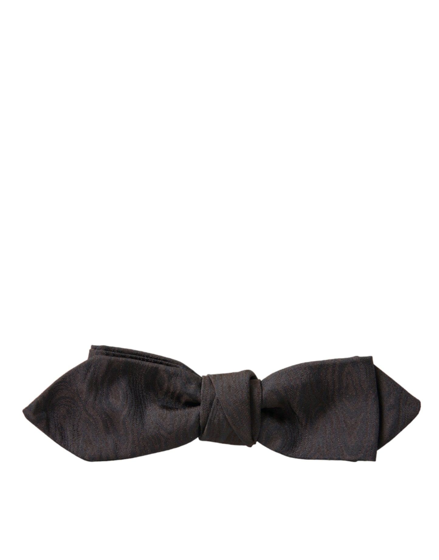 Dolce &amp; Gabbana Elegant bow tie made of brown silk blend