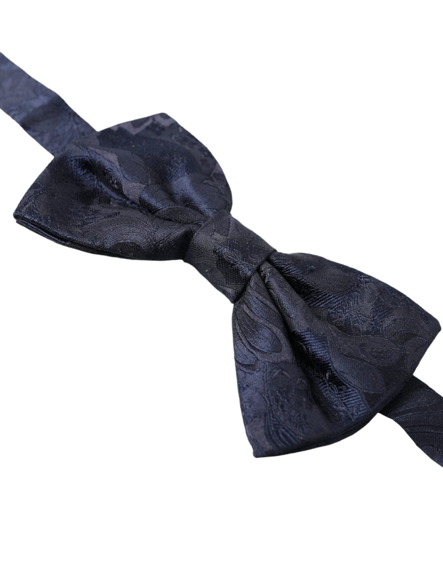 Dolce &amp; Gabbana Elegant Silk Bow Tie Blue