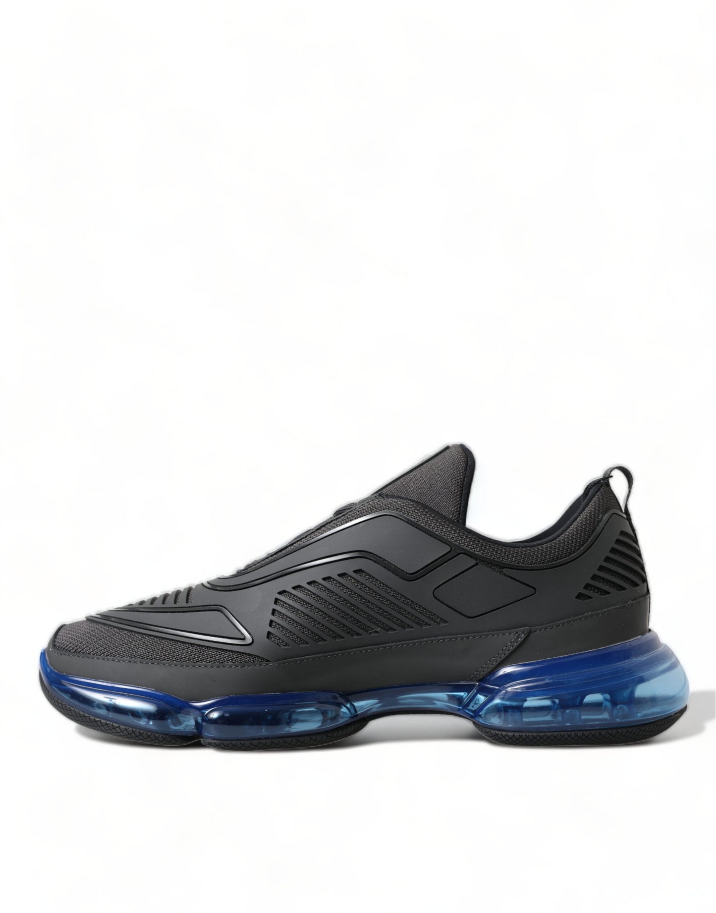 Prada Elegant men's sneakers in black mesh