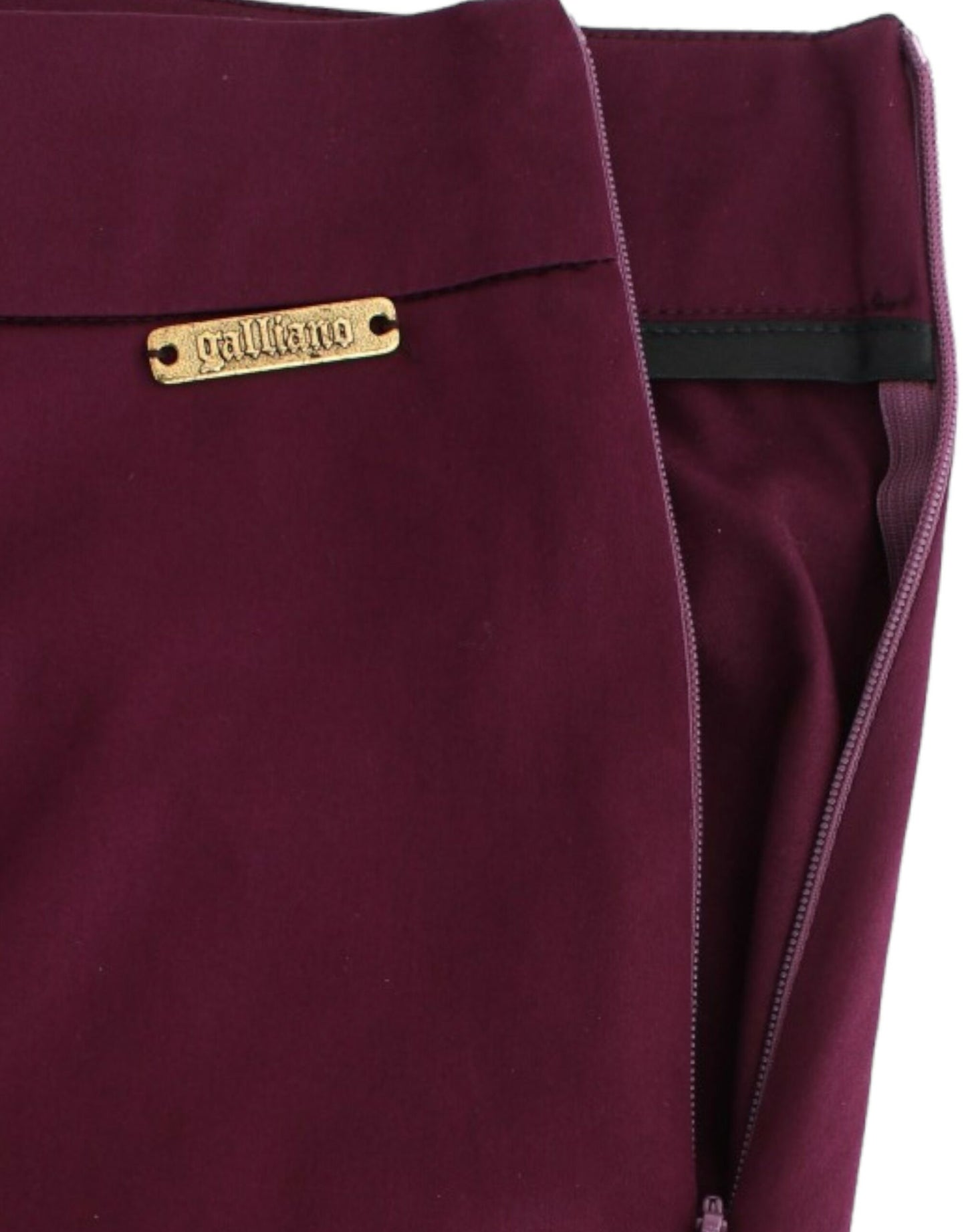 John Galliano Elegant purple slim pants