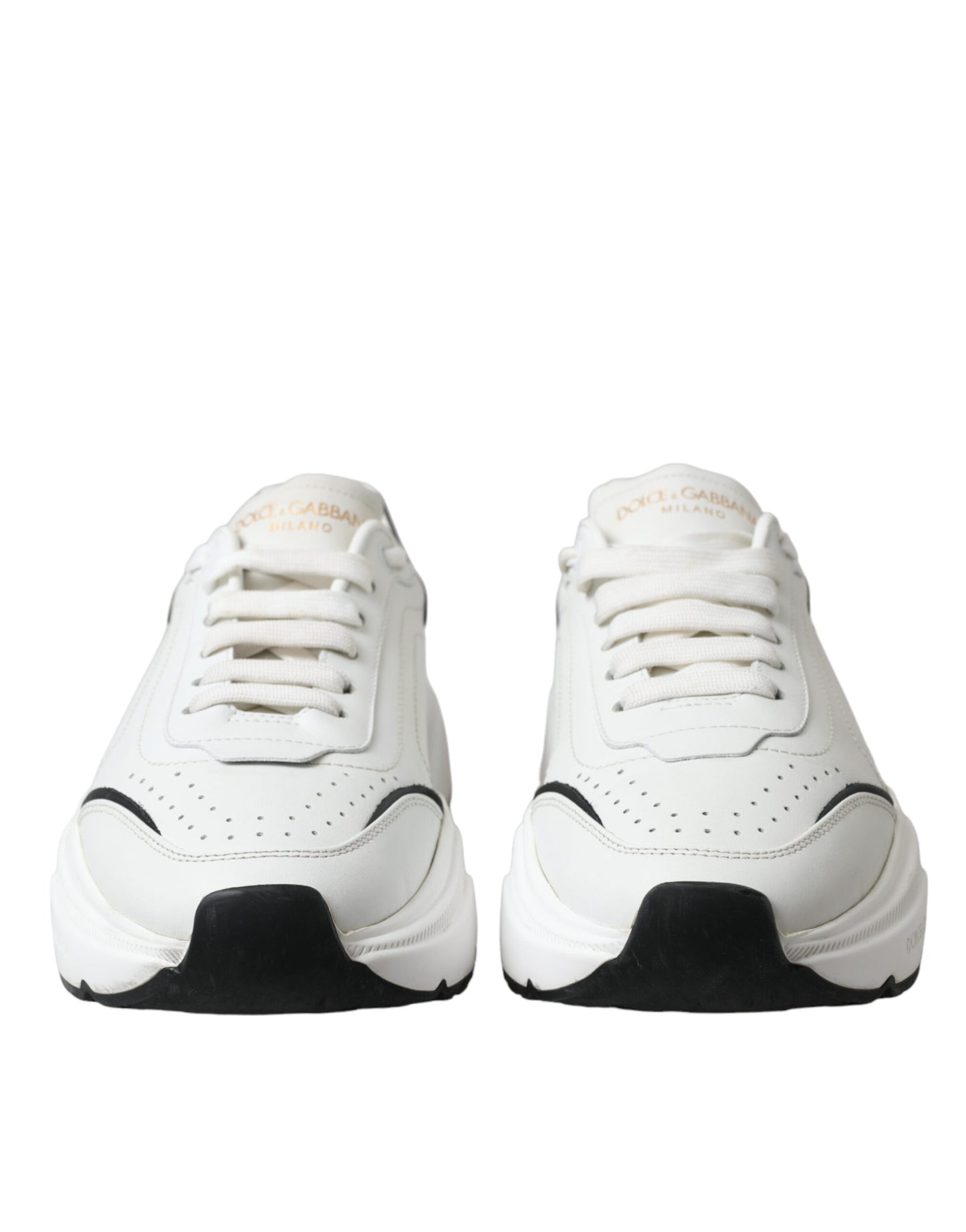 Dolce &amp; Gabbana Chic black and white leather Daymaster sneakers