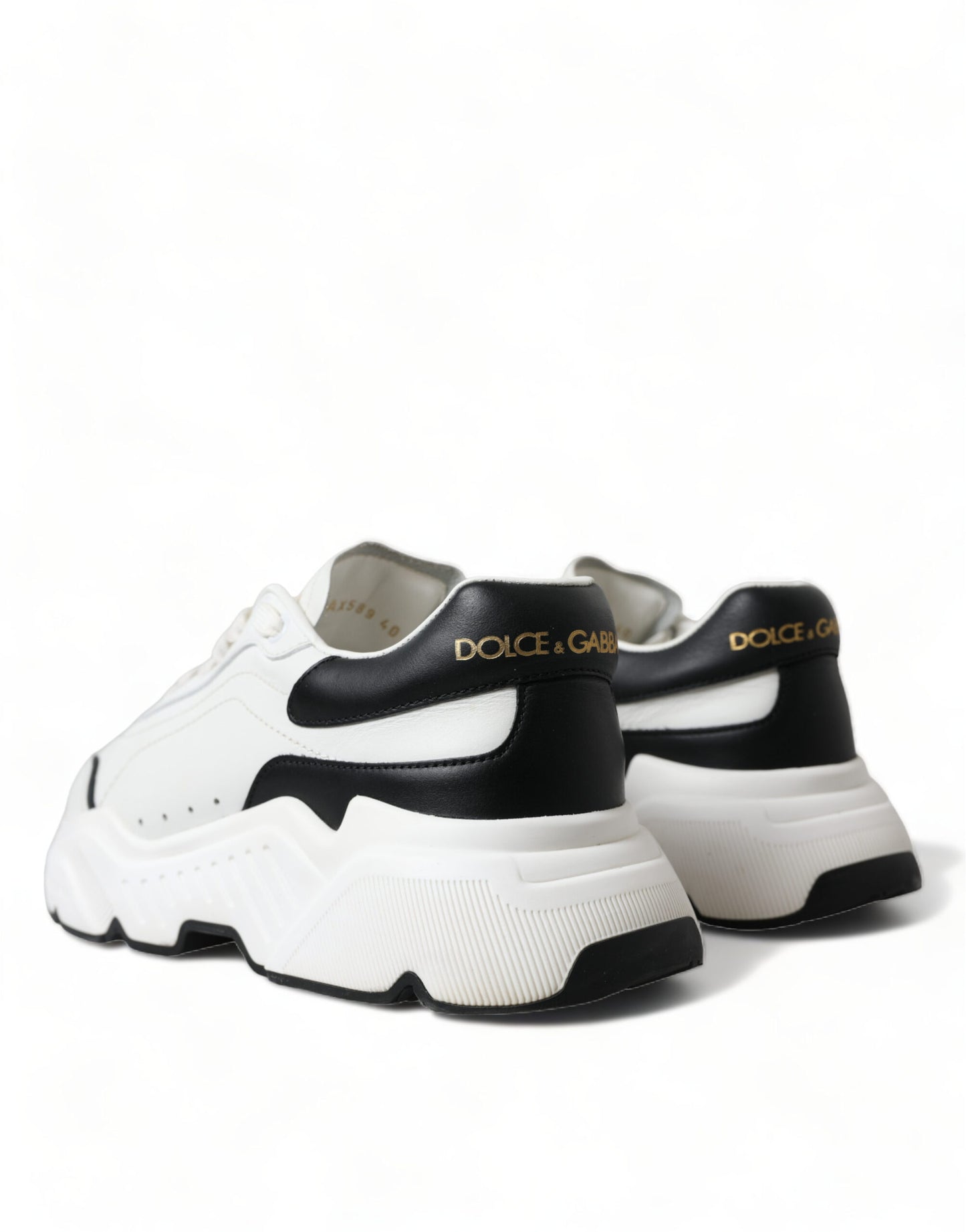 Dolce &amp; Gabbana Chic black and white leather Daymaster sneakers