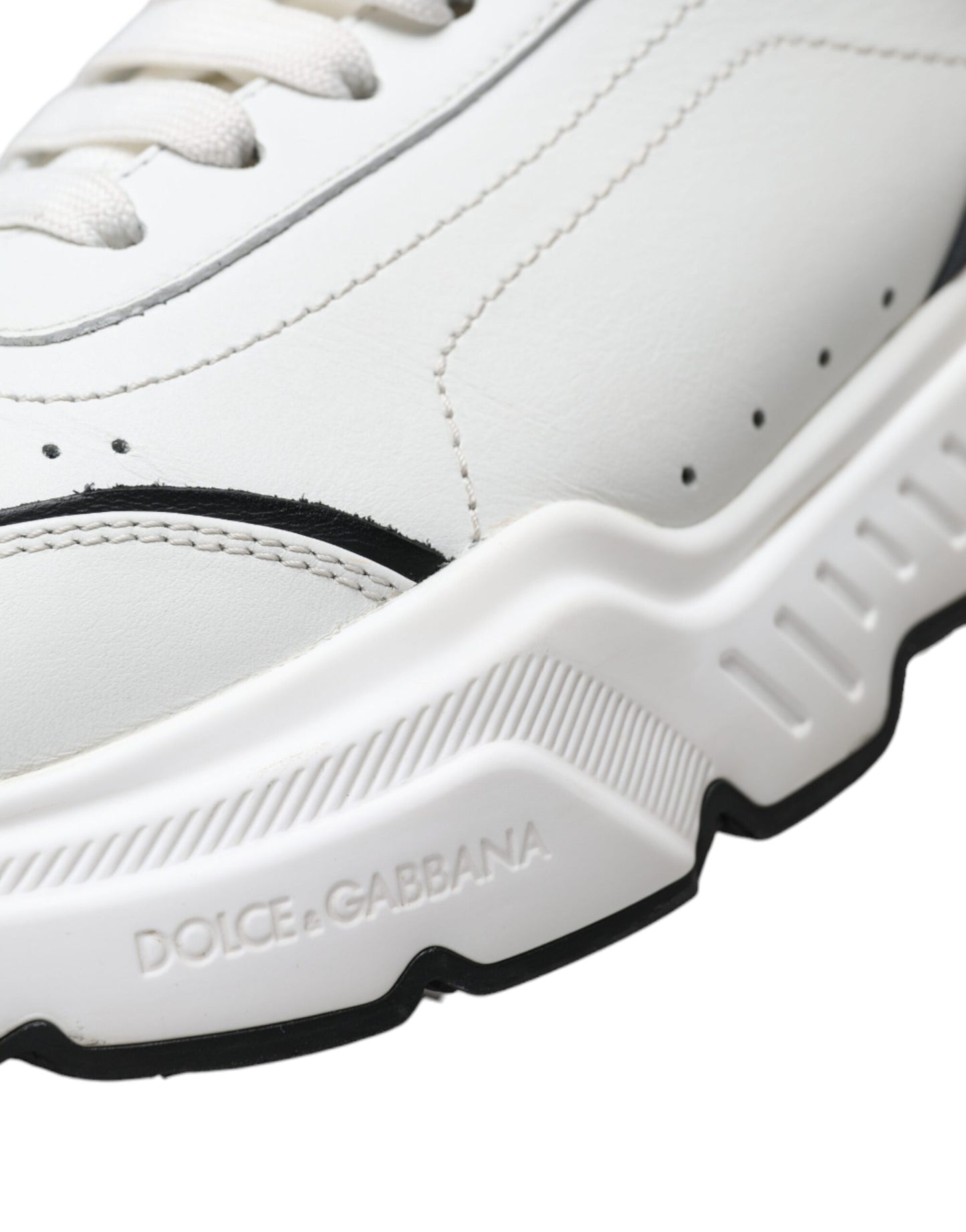 Dolce &amp; Gabbana Chic black and white leather Daymaster sneakers