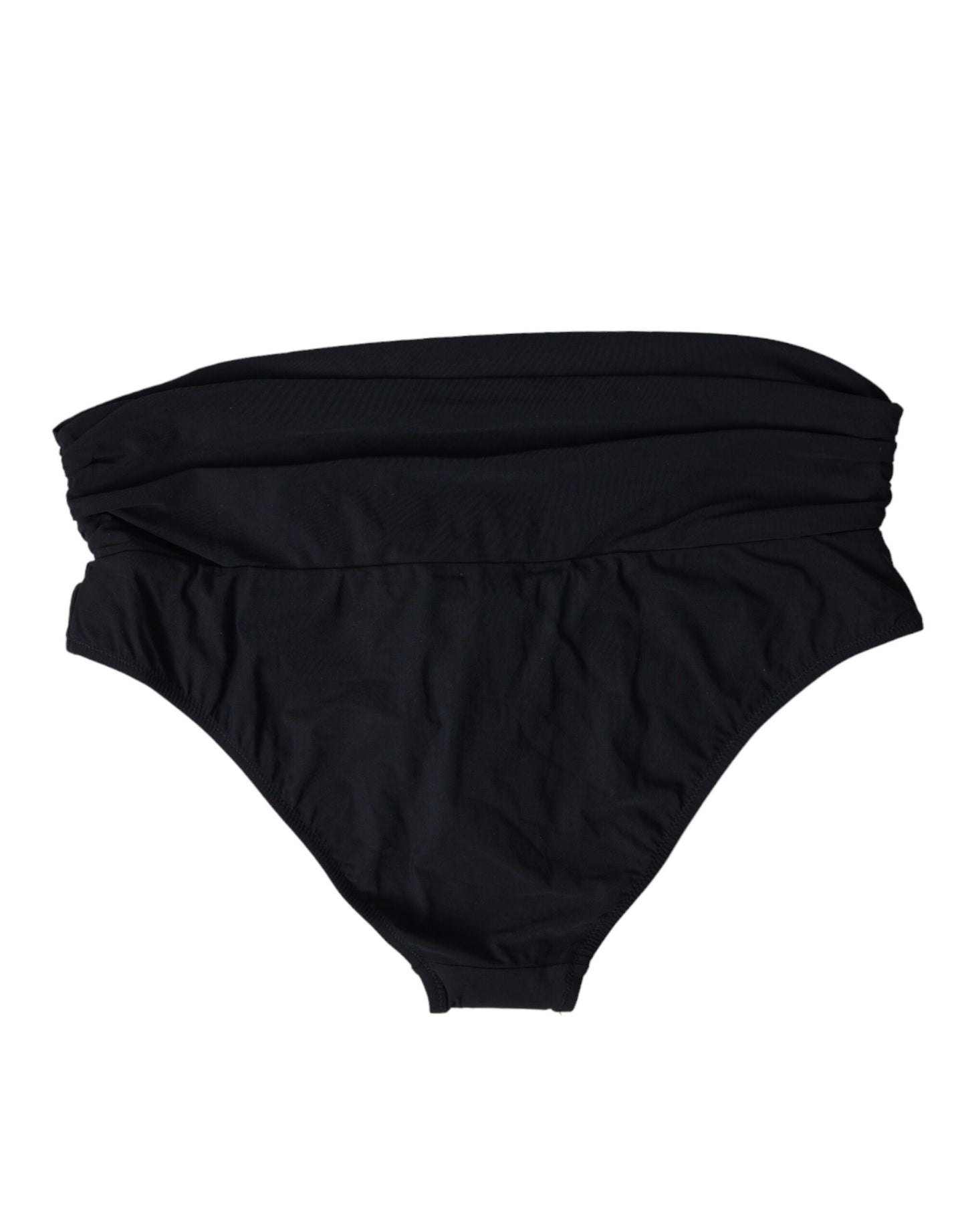 Dolce &amp; Gabbana Elegant Black Bikini Bottom - Ultimate Beach Elegance