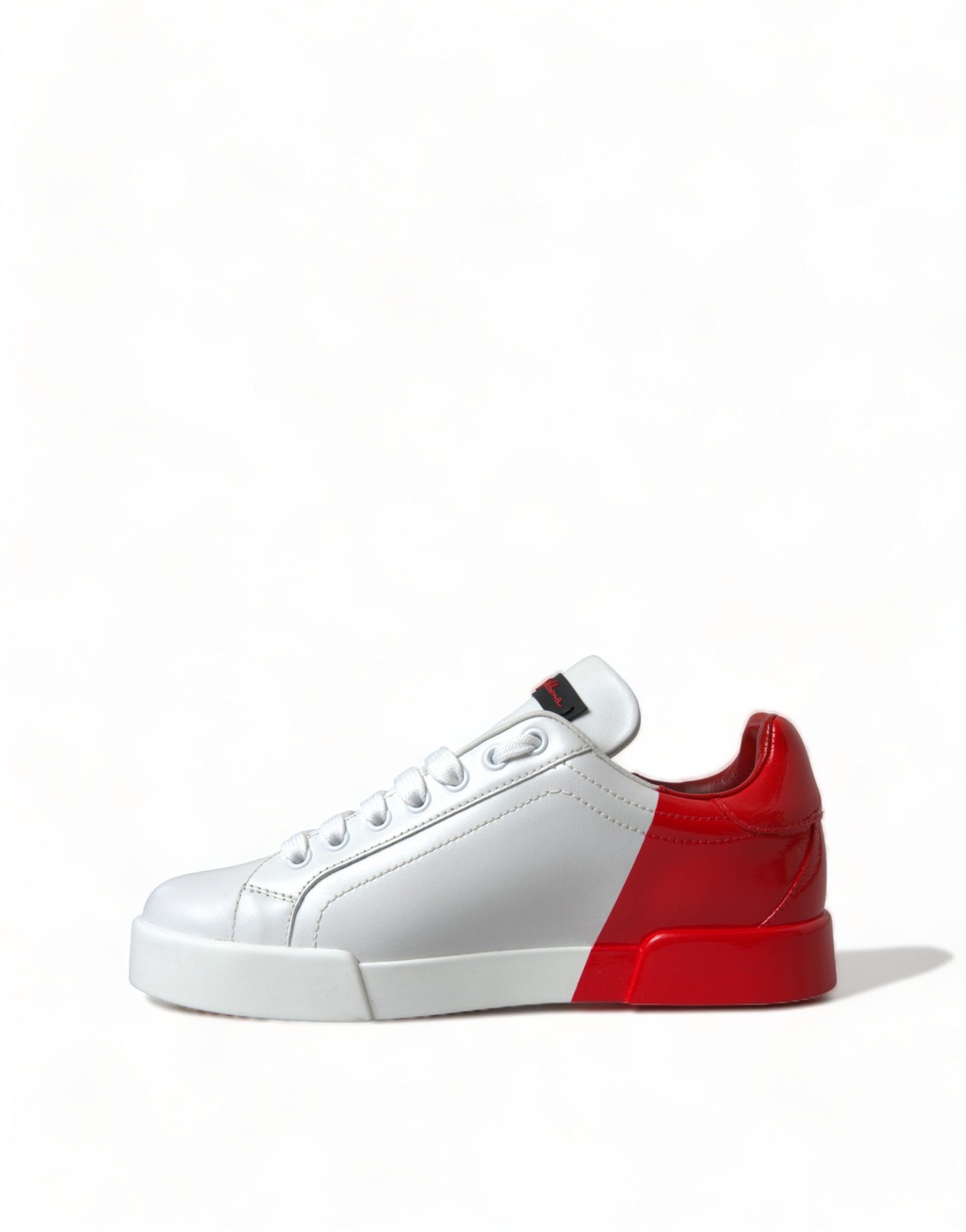 Dolce &amp; Gabbana Elegant Portofino Sneakers in White Leather