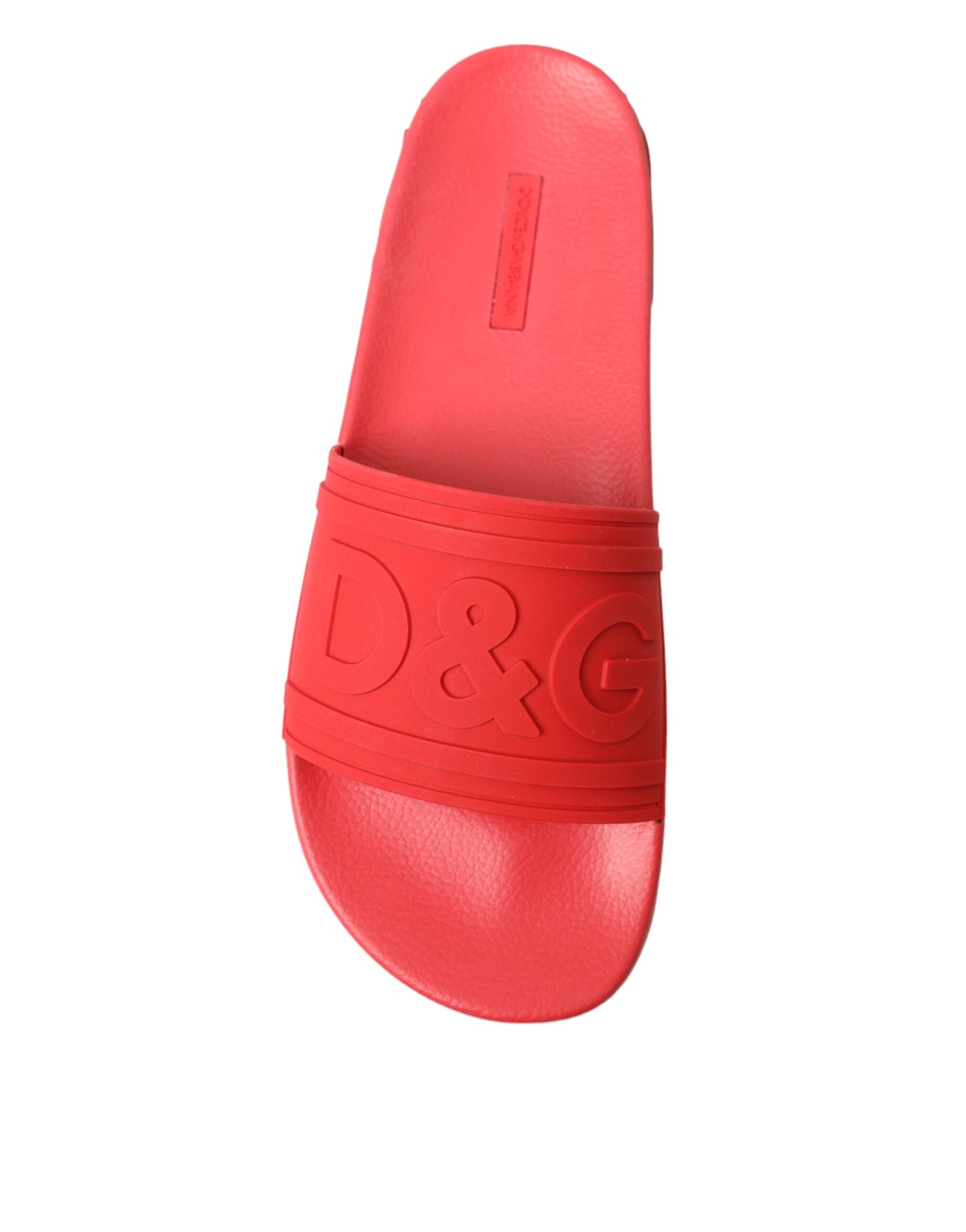 Dolce & Gabbana Radiant Red Herren-Rutschsandalen