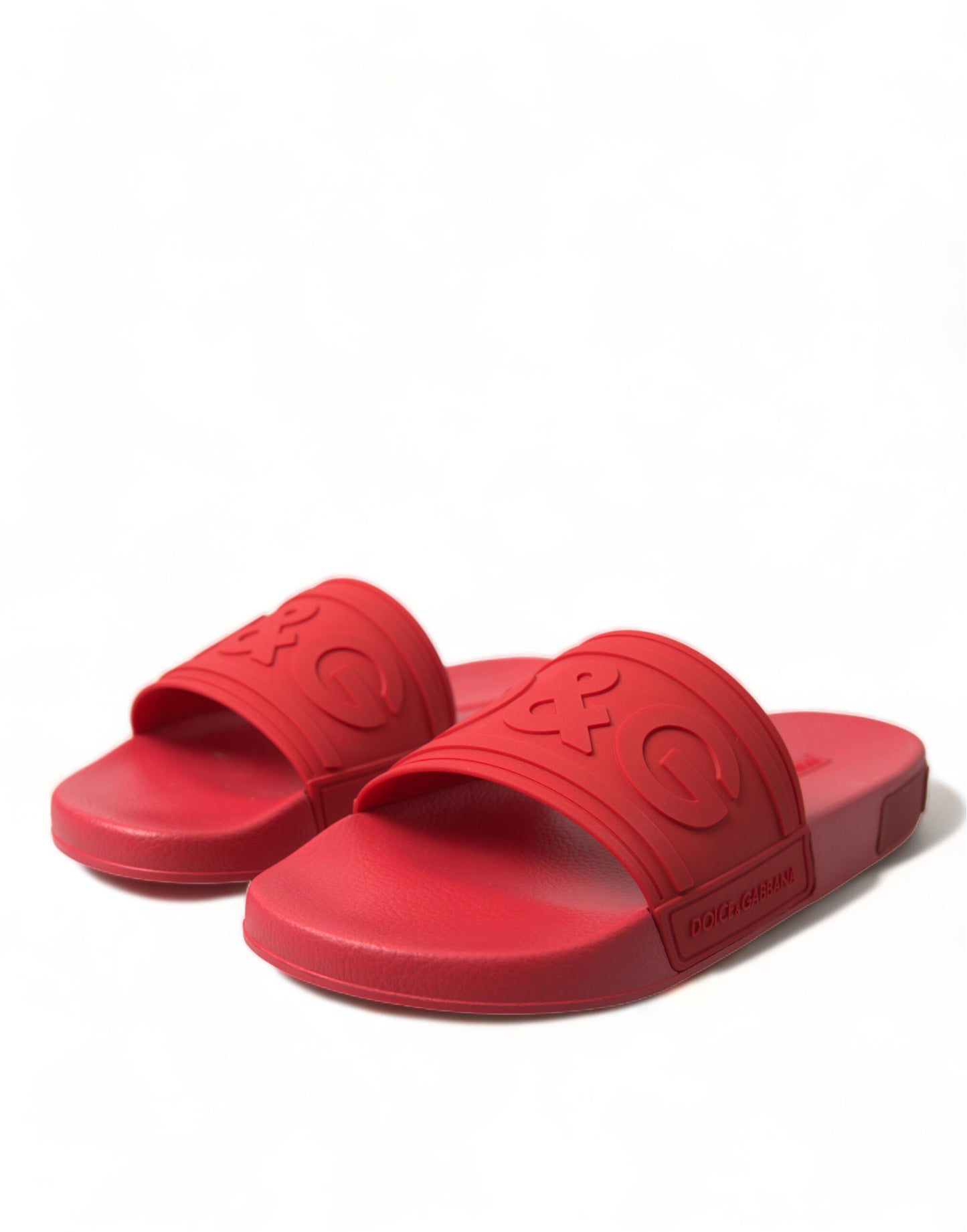 Dolce & Gabbana Radiant Red Herren-Rutschsandalen