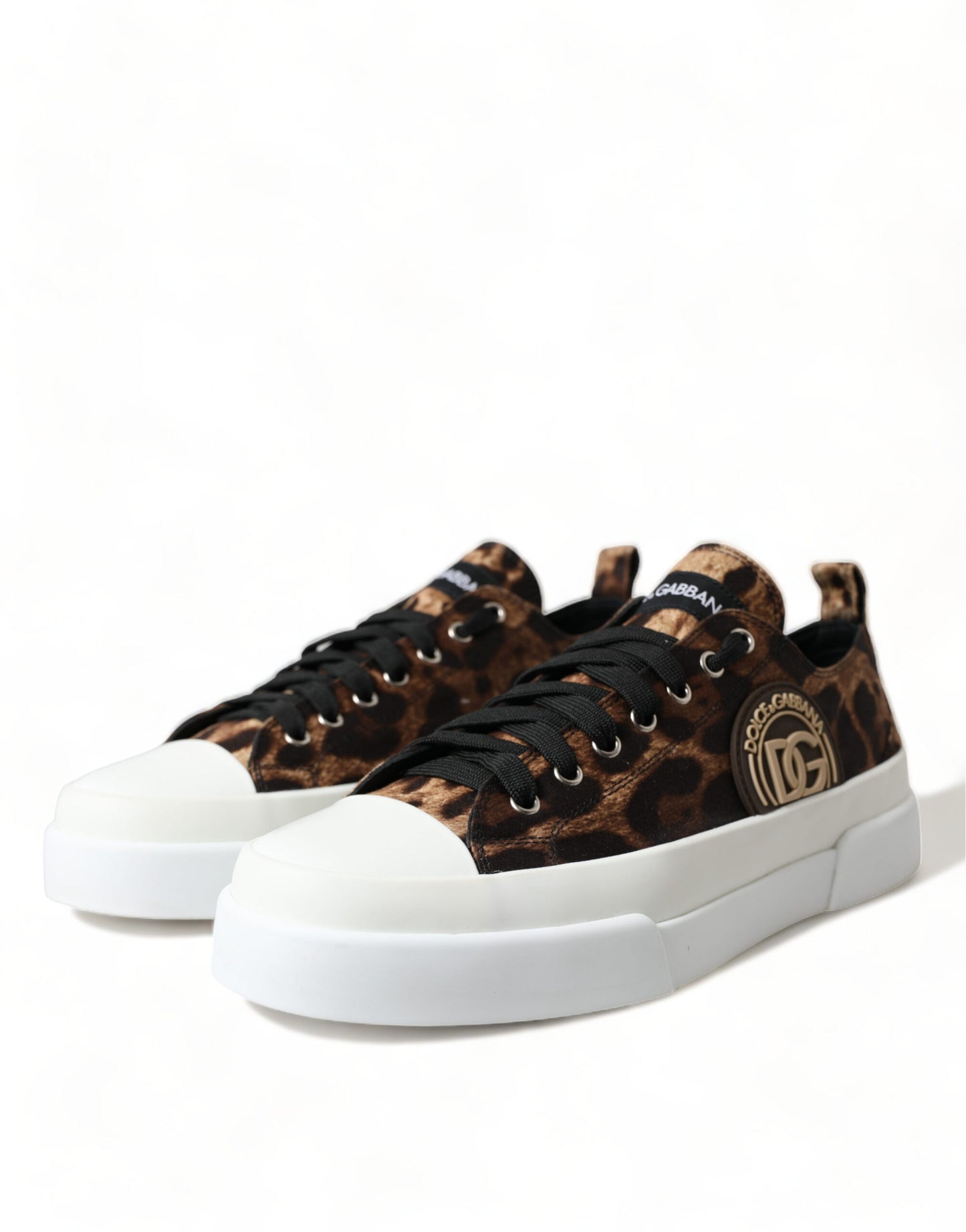 Dolce &amp; Gabbana Elegant casual sneakers with leopard print