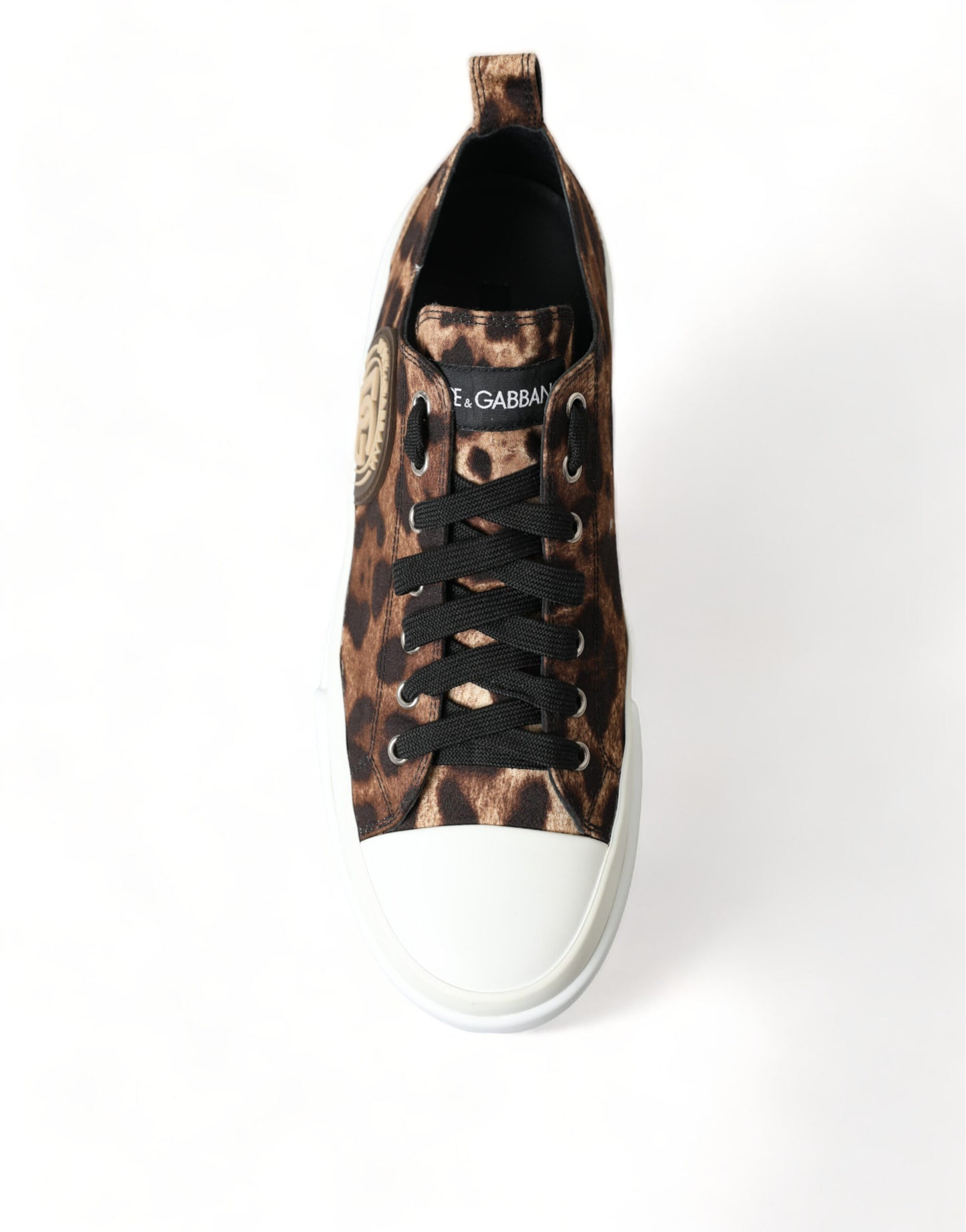 Dolce &amp; Gabbana Elegant casual sneakers with leopard print