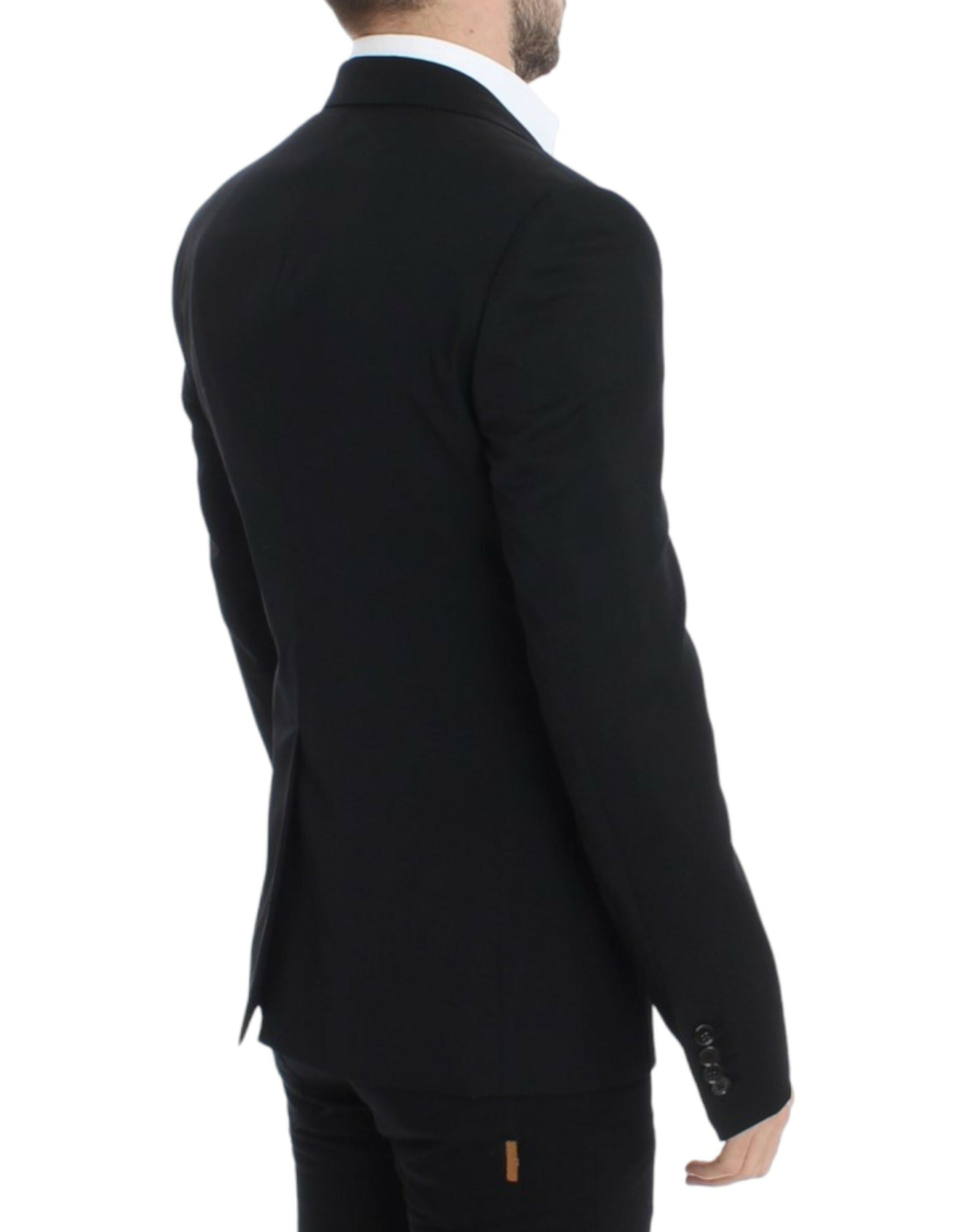 Dolce &amp; Gabbana Elegant, slim-fit blazer in black wool