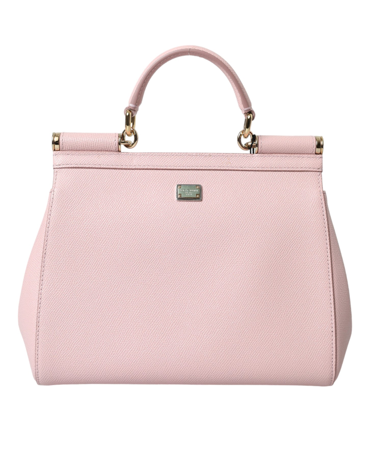 Dolce &amp; Gabbana Chic pink Sicily leather shoulder bag