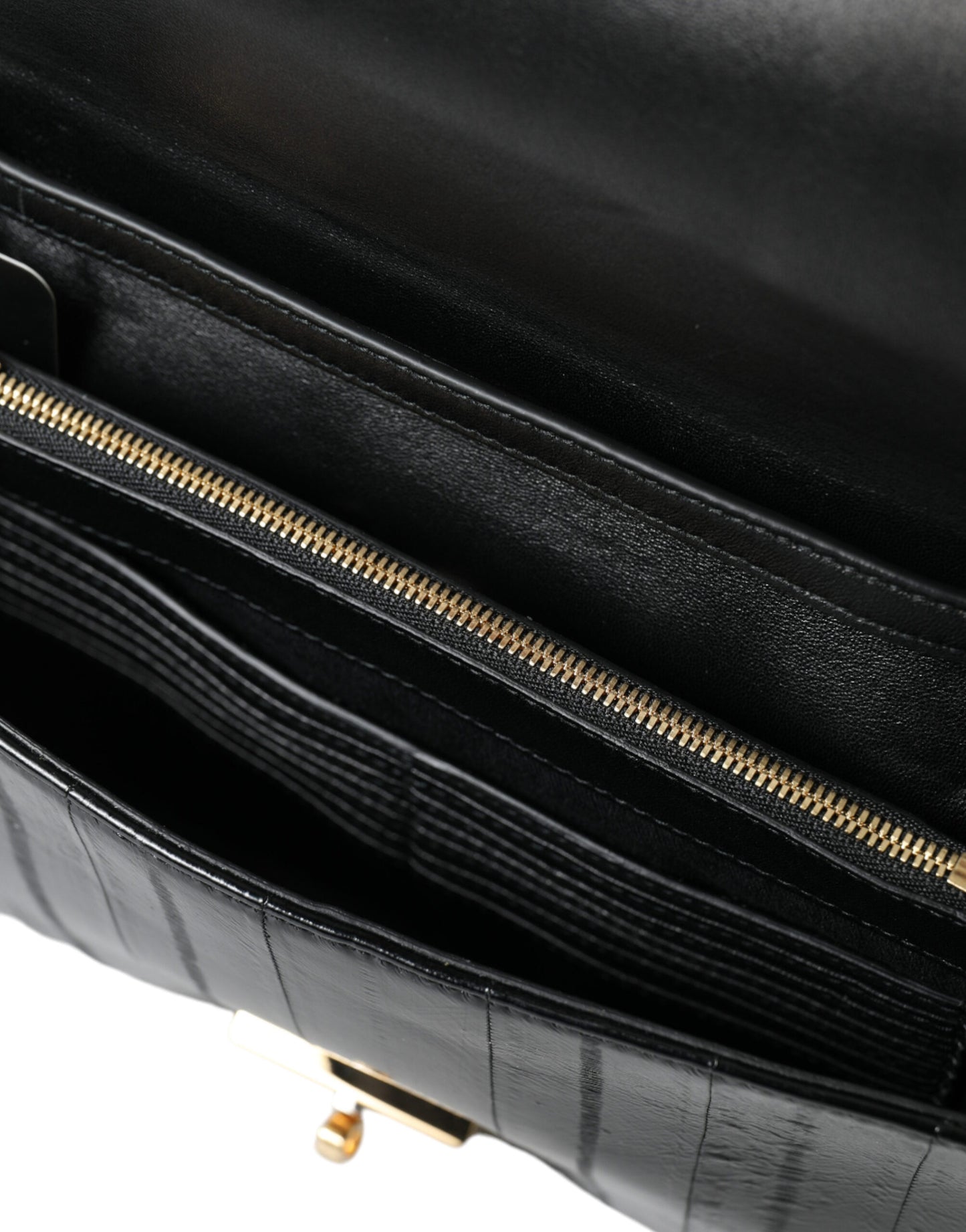 Dolce &amp; Gabbana Elegant shoulder bag made of eel leather