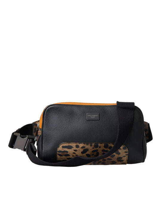 Dolce & Gabbana Exotische Leopardenleder-Gürteltasche