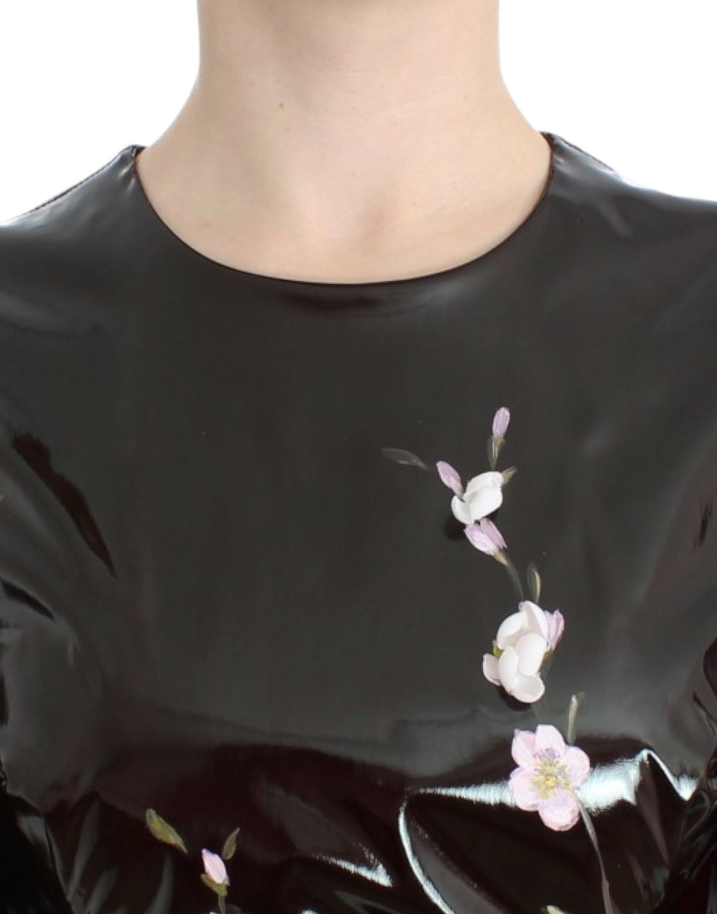 Dolce &amp; Gabbana Elegant floral embellished sheath dress