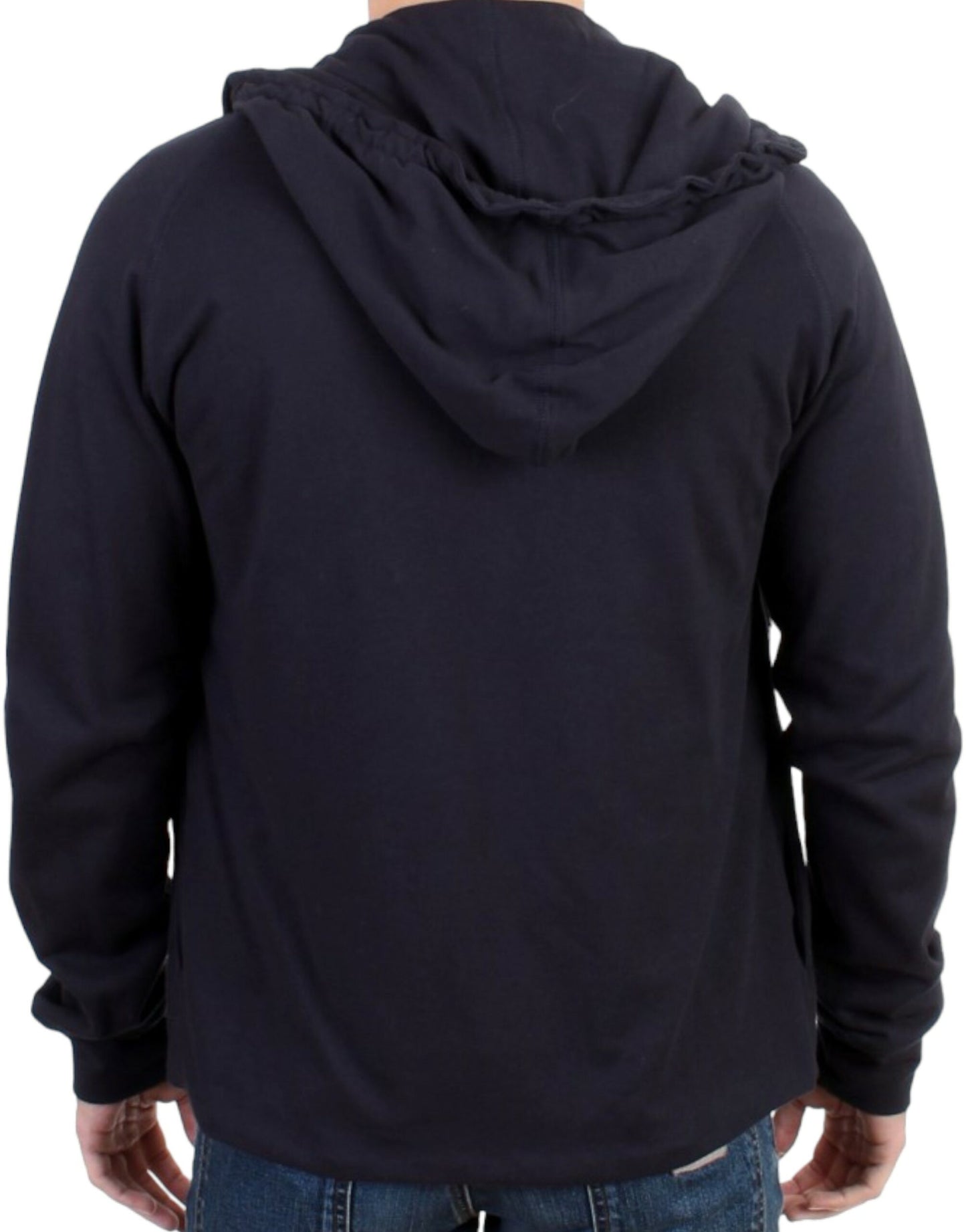 Puku National Elegant Blue Cotton Hoodie