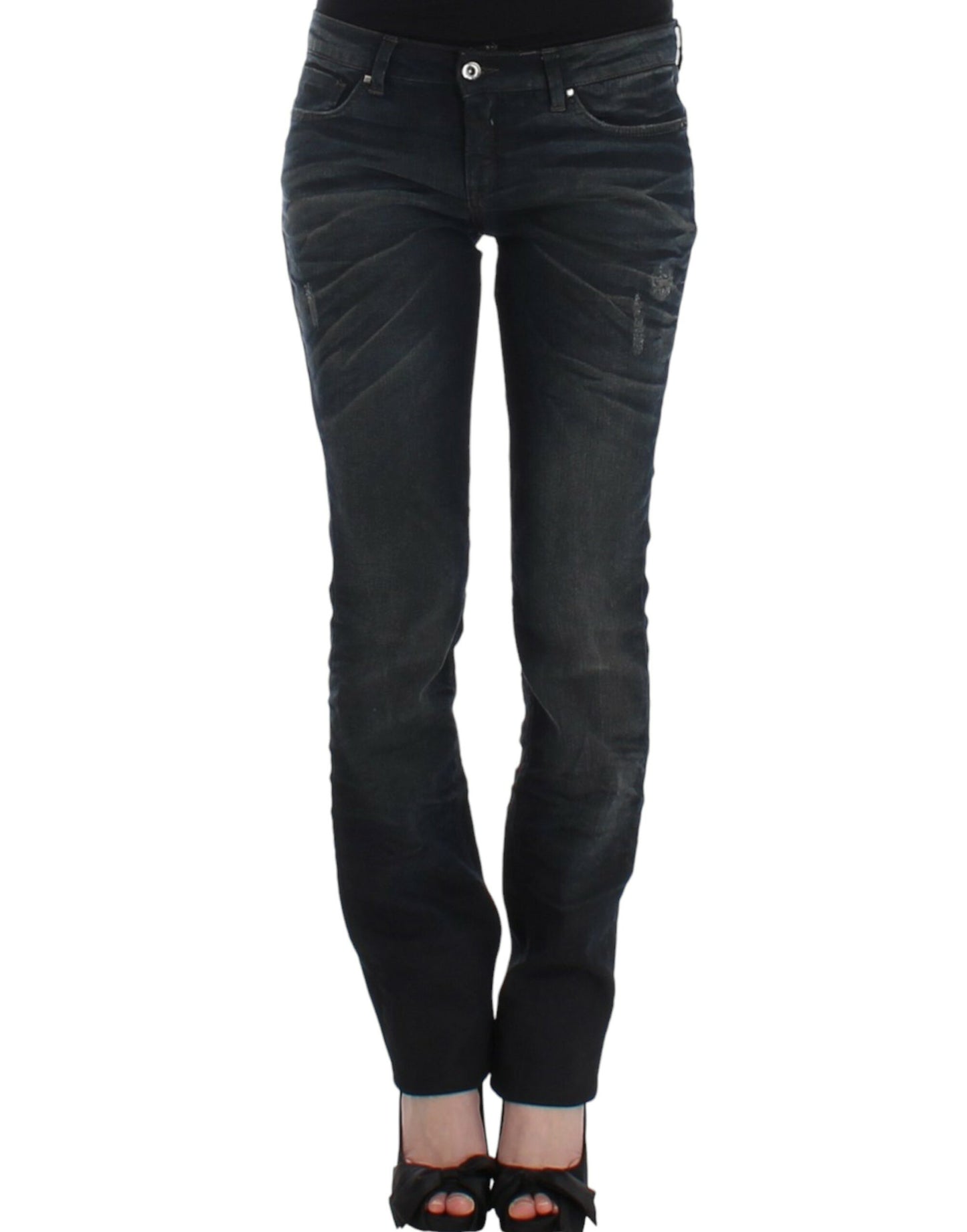 Costume National Chic super skinny jeans made of blue denim