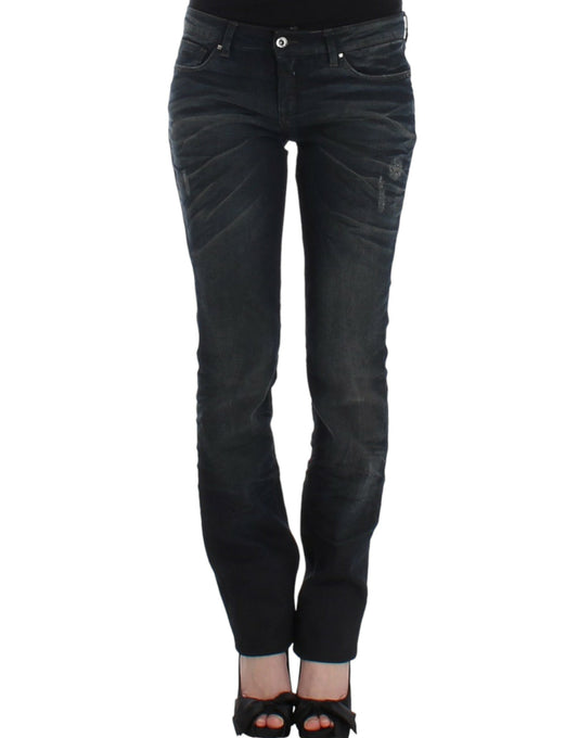 Costume National Schicke Superskinny Jeans aus blauem Denim