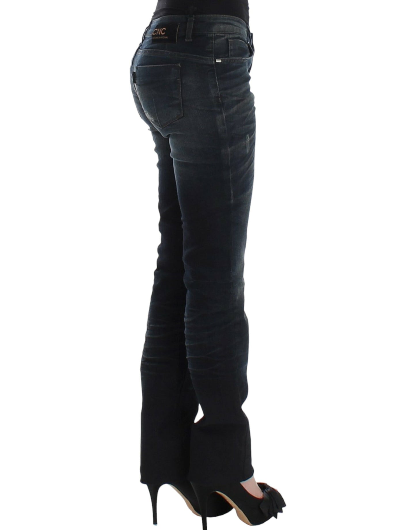 Costume National Chic super skinny jeans made of blue denim