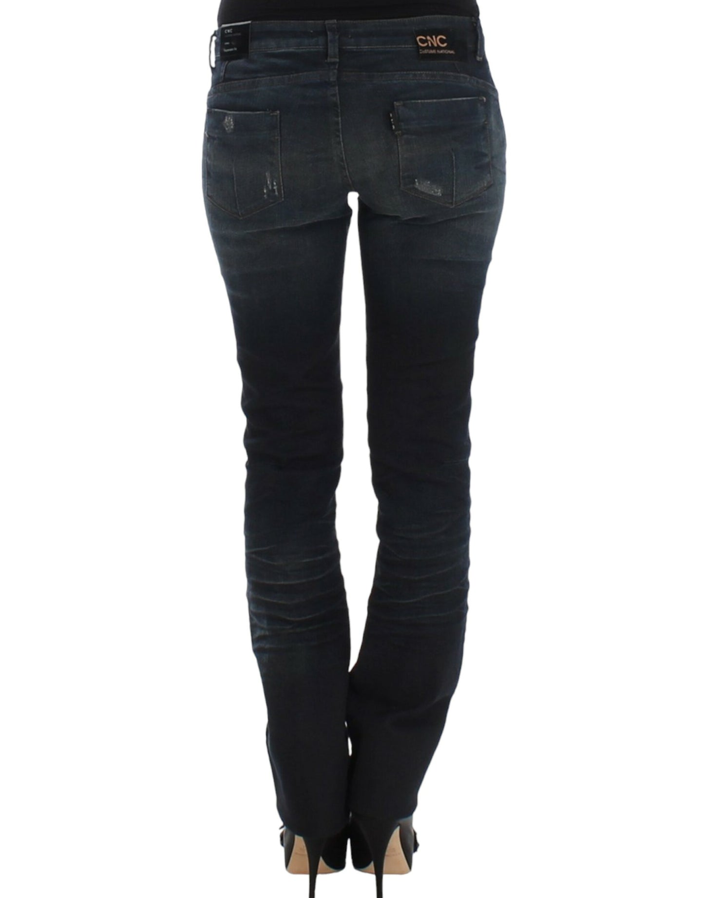 Costume National Chic super skinny jeans made of blue denim