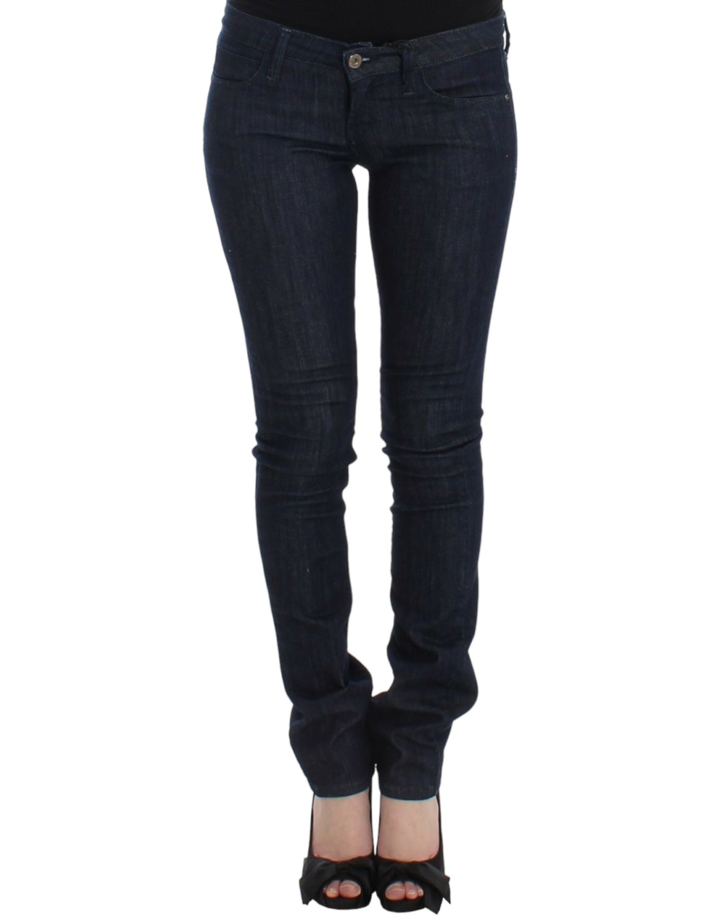 Costume National Chic dark blue skinny leg jeans