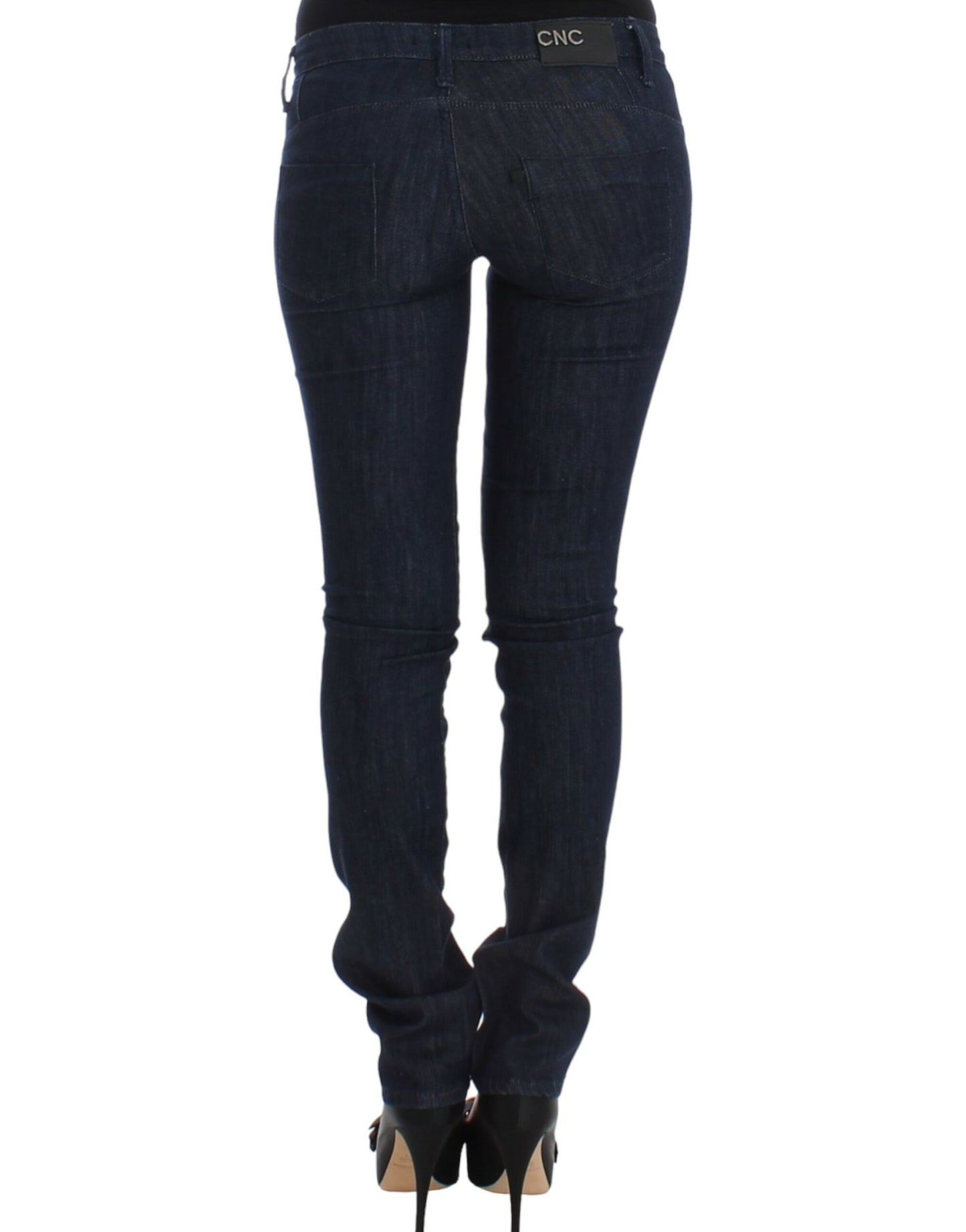 Costume National Chic dark blue skinny leg jeans