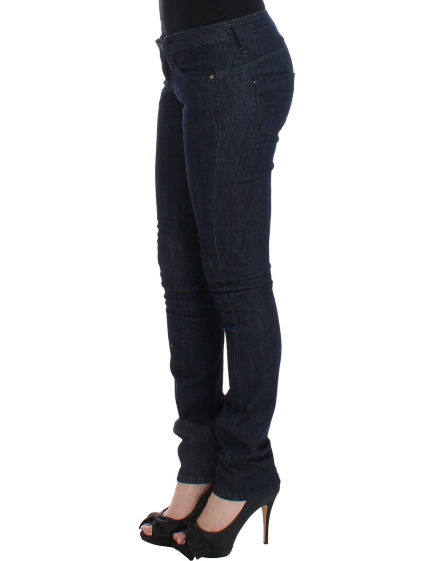 Costume National Chic dark blue skinny leg jeans