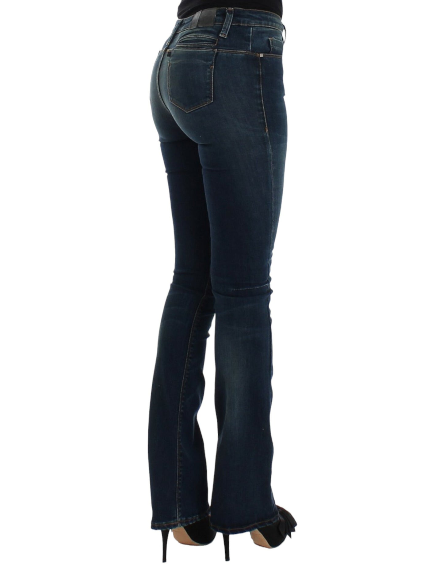 Costume National Chic blue designer straight leg jeans