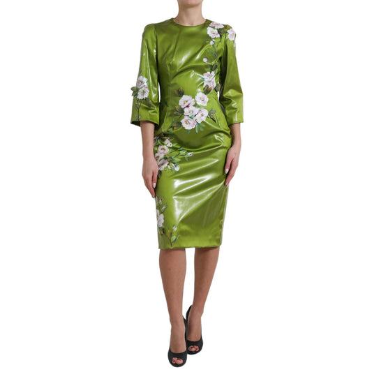 Dolce &amp; Gabbana Floral Elegance midi sheath dress