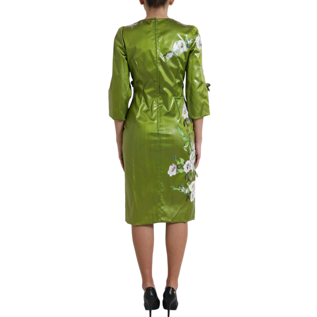 Dolce &amp; Gabbana kukkainen Elegance Midi Sheath -mekko