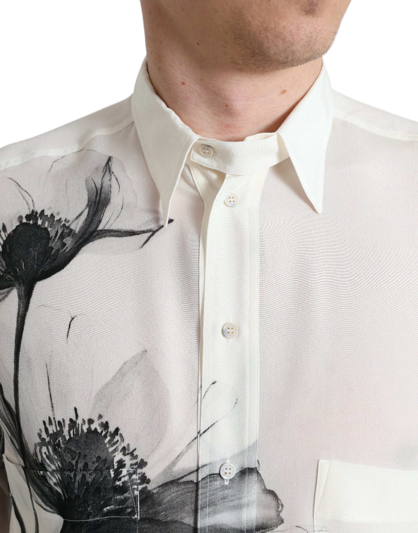 Dolce &amp; Gabbana Elegant floral silk shirt