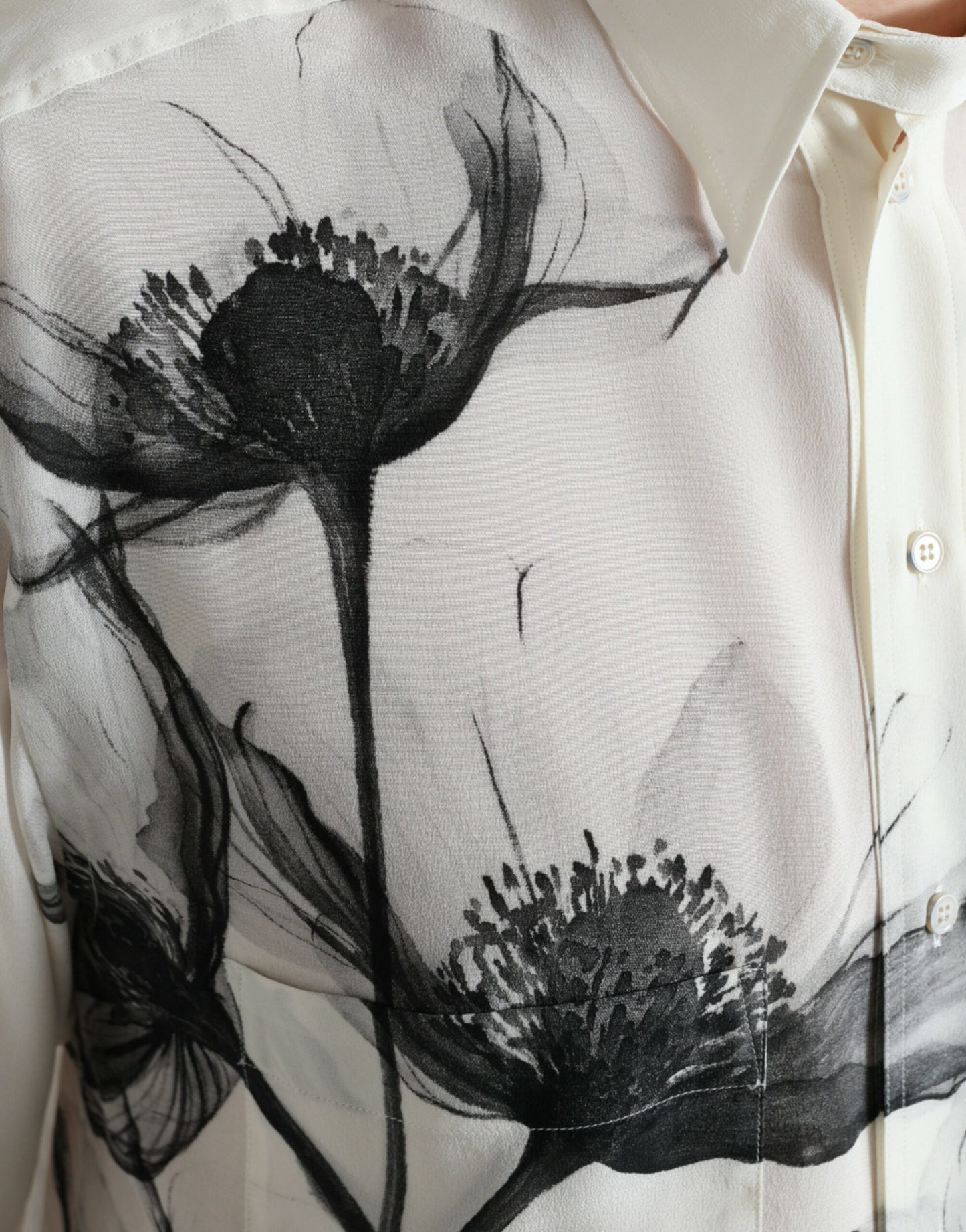 Dolce &amp; Gabbana Elegant floral silk shirt