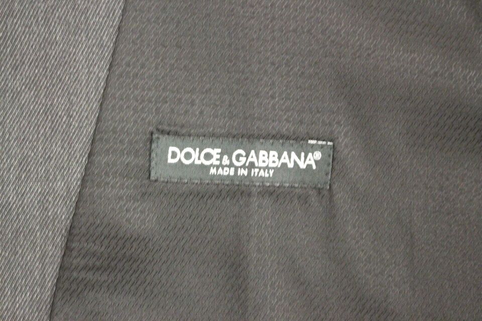 Dolce &amp; Gabbana Tyylikäs harmaa villaliivi juhlatilaisuuksiin