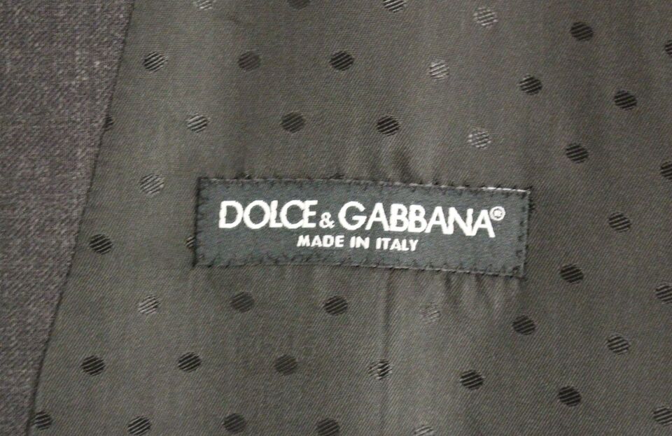 Dolce & Gabbana Elegante graue Weste aus Wolle für formelle Anlässe