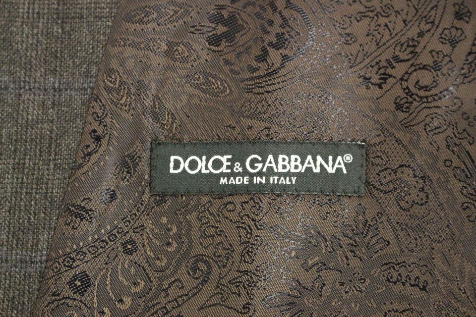 Dolce &amp; Gabbana Elegant Checked Wool Vest