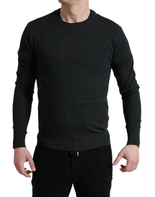 Dolce &amp; Gabbana Elegant sweater in grey wool