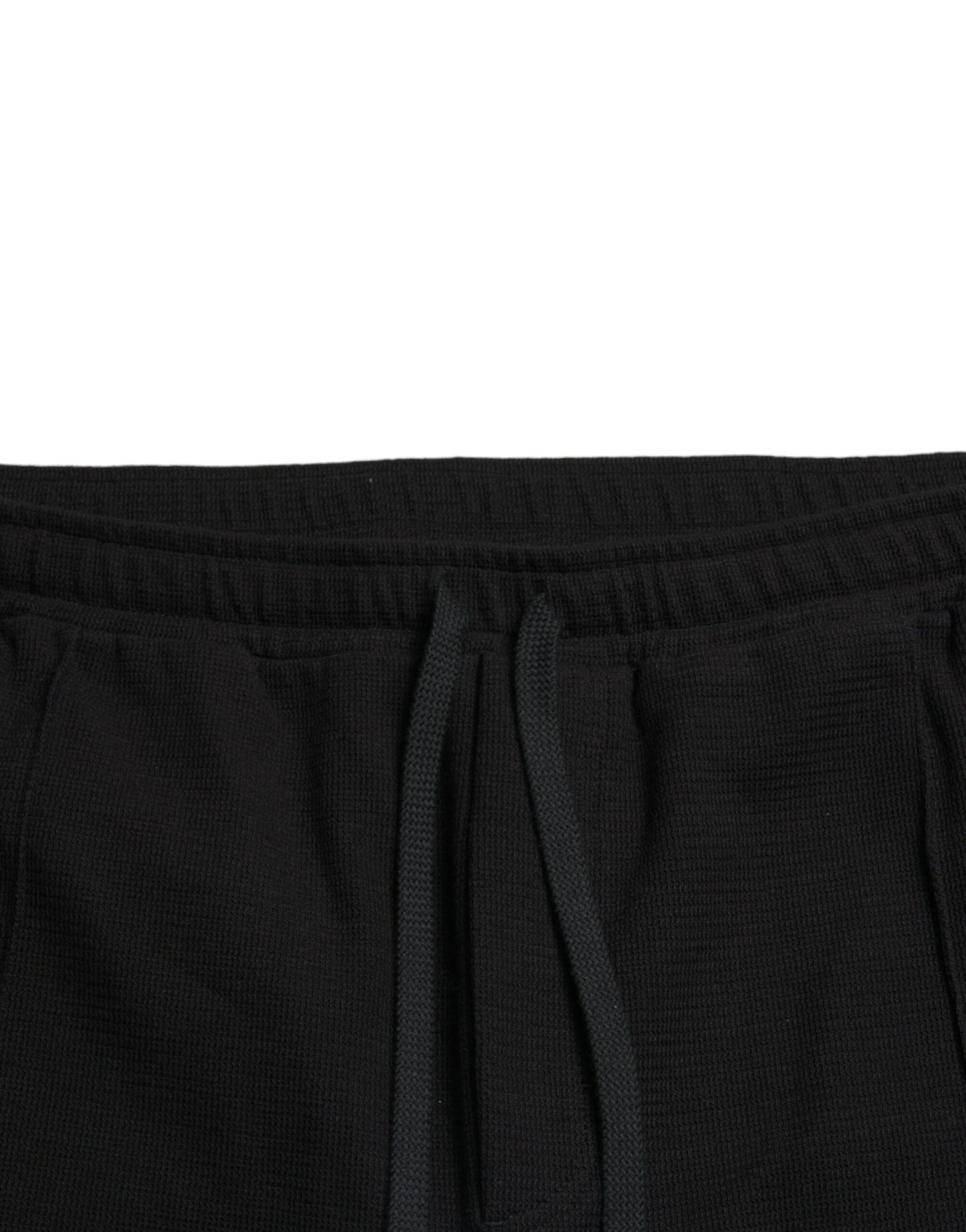 Dolce &amp; Gabbana Elegant jogging pants in black cotton blend