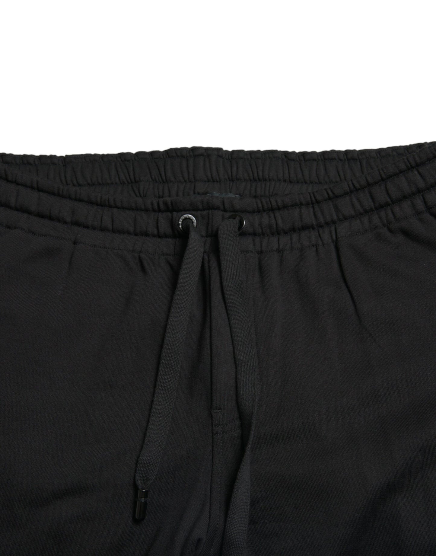 Dolce &amp; Gabbana Elegant Black Cotton Jogger Pants